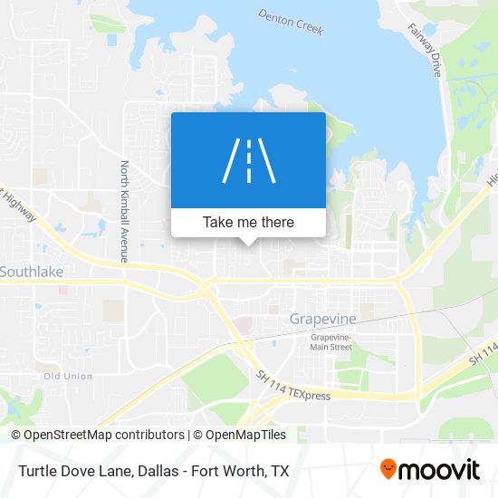 Turtle Dove Lane map