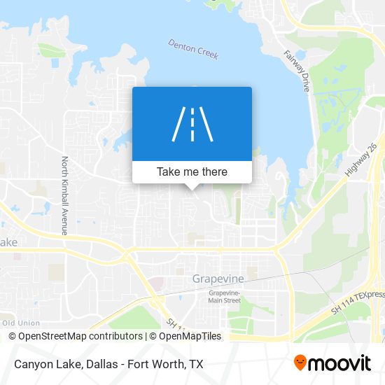Canyon Lake map