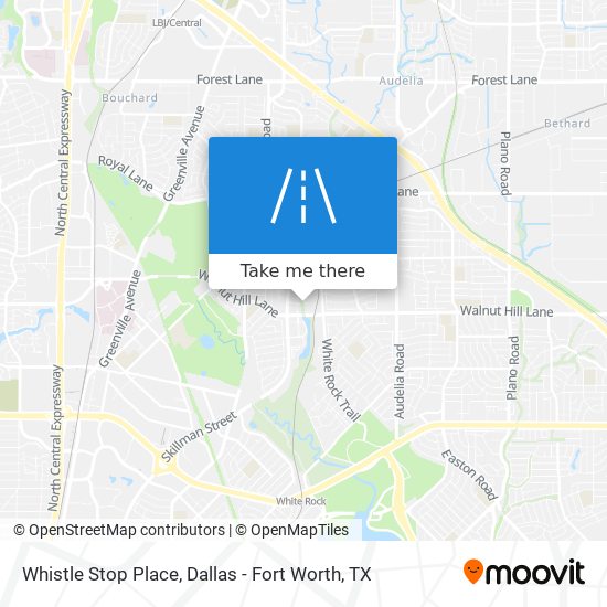 Whistle Stop Place map