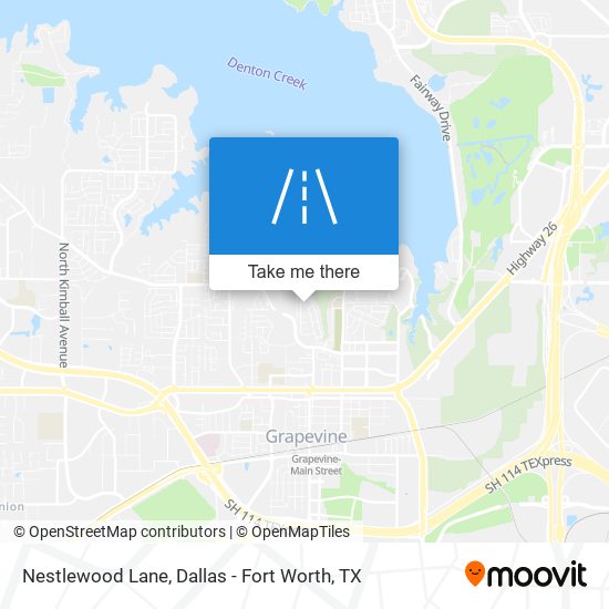 Nestlewood Lane map