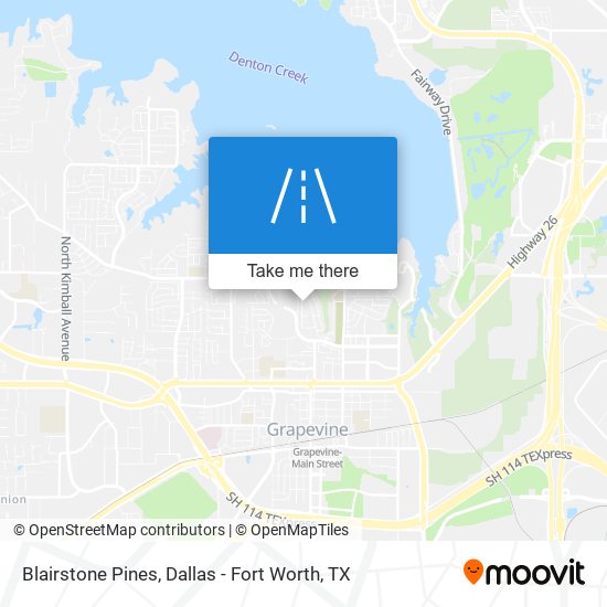 Mapa de Blairstone Pines