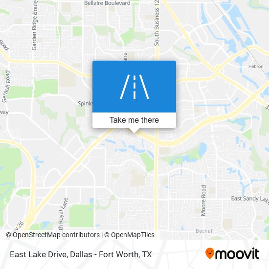 Mapa de East Lake Drive