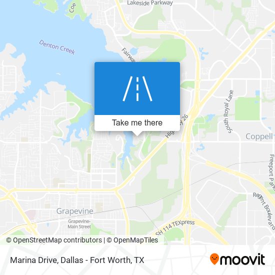 Marina Drive map