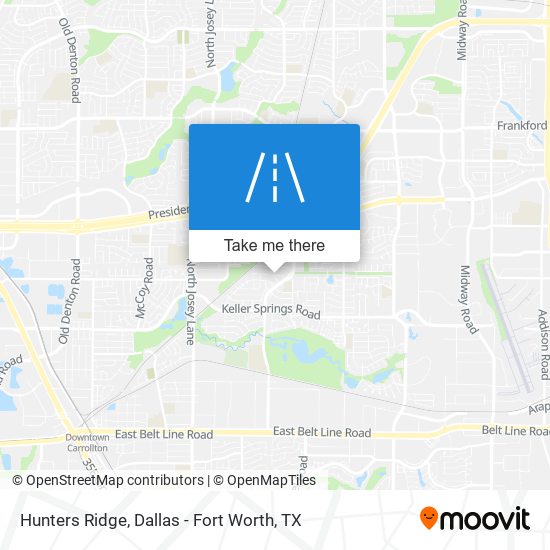 Hunters Ridge map