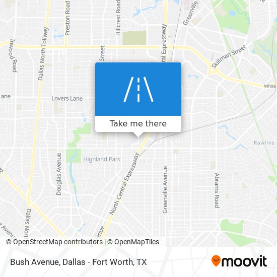 Mapa de Bush Avenue