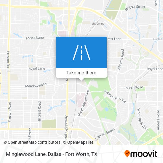 Minglewood Lane map