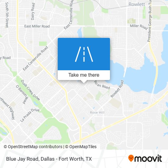 Blue Jay Road map
