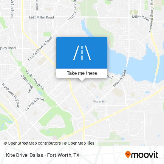 Kite Drive map