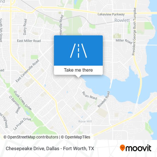 Mapa de Chesepeake Drive