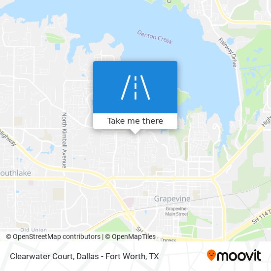 Clearwater Court map