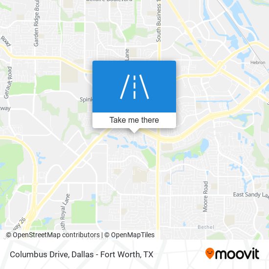Columbus Drive map