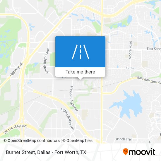 Burnet Street map