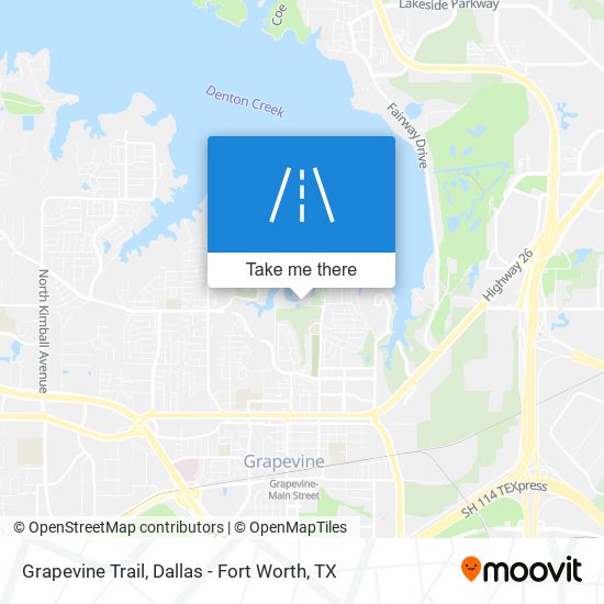Mapa de Grapevine Trail