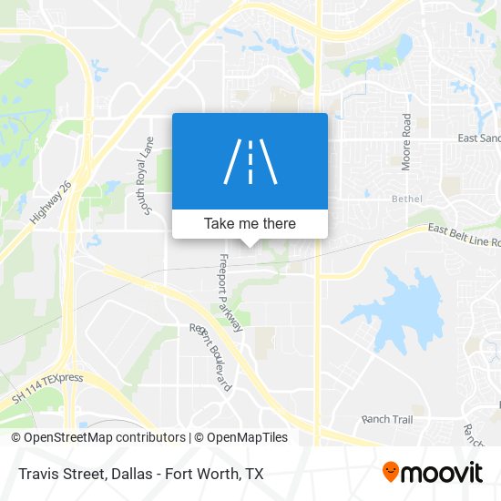 Travis Street map