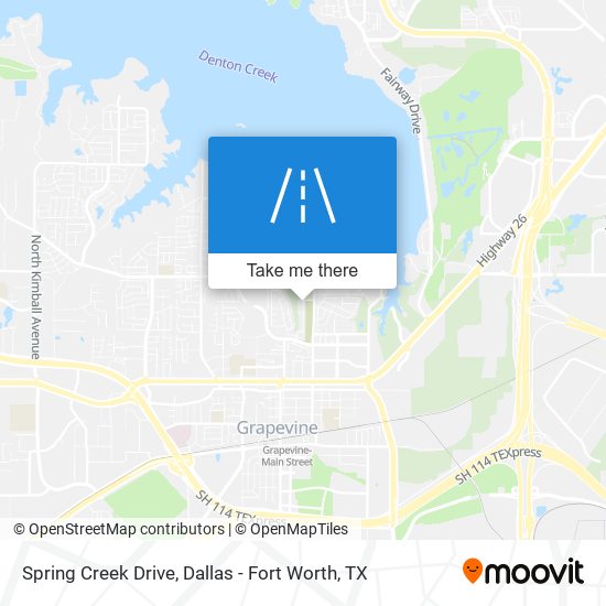 Spring Creek Drive map