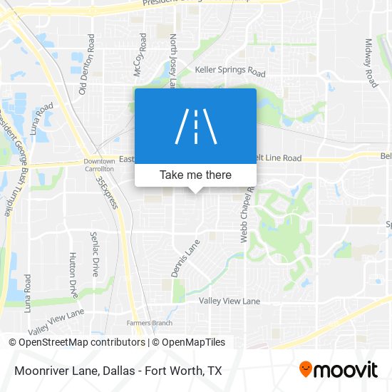 Moonriver Lane map