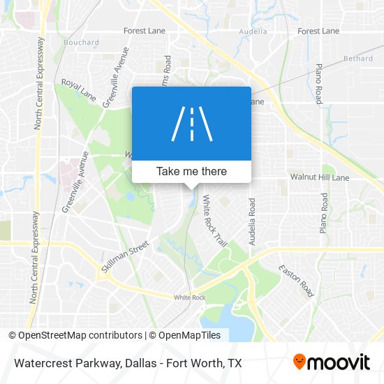 Watercrest Parkway map