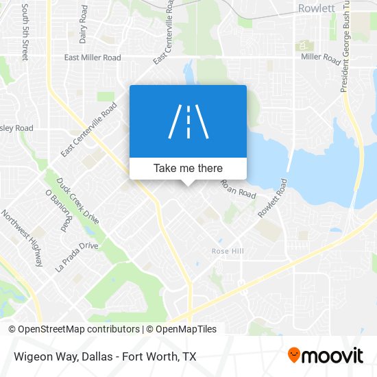 Wigeon Way map
