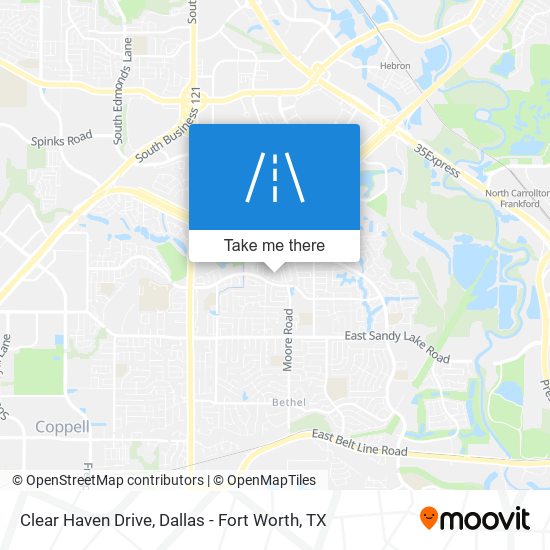 Clear Haven Drive map