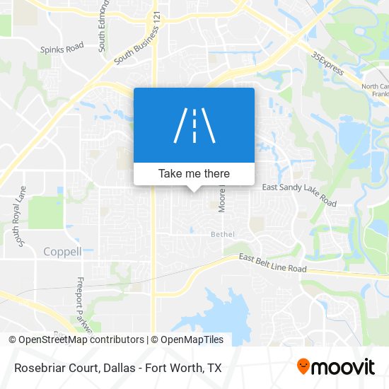 Rosebriar Court map