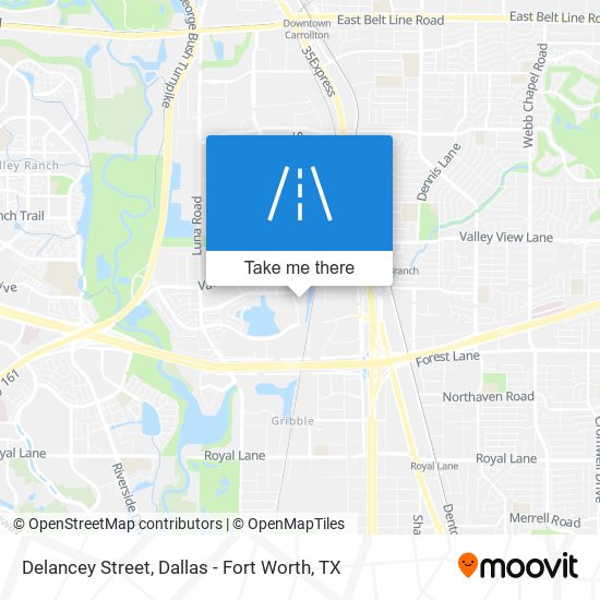 Delancey Street map