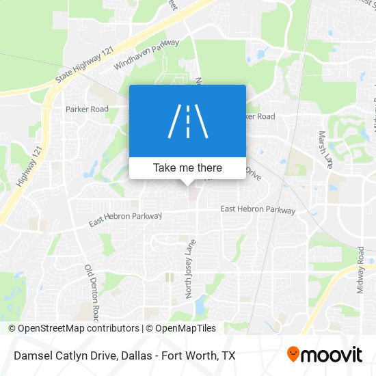 Damsel Catlyn Drive map