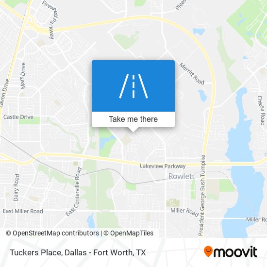 Tuckers Place map