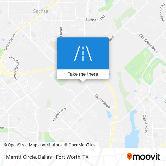 Merritt Circle map