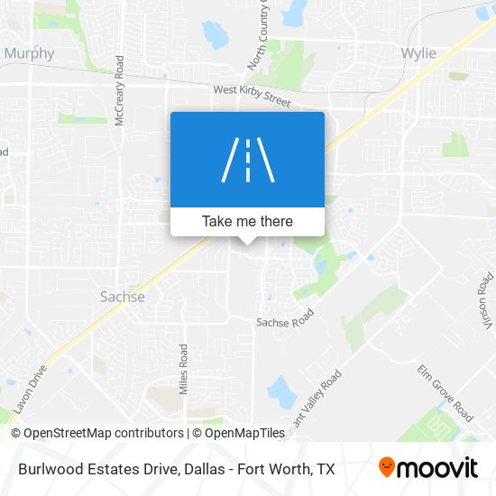 Mapa de Burlwood Estates Drive