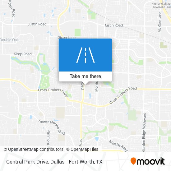 Mapa de Central Park Drive