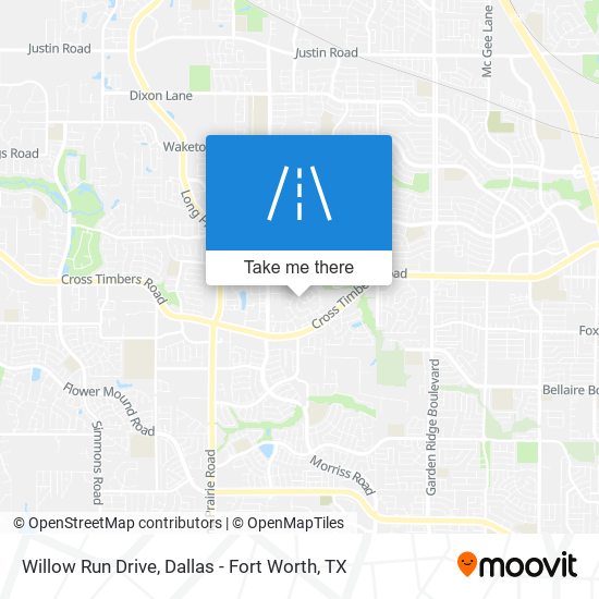 Willow Run Drive map