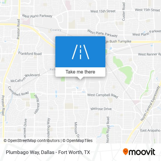 Plumbago Way map