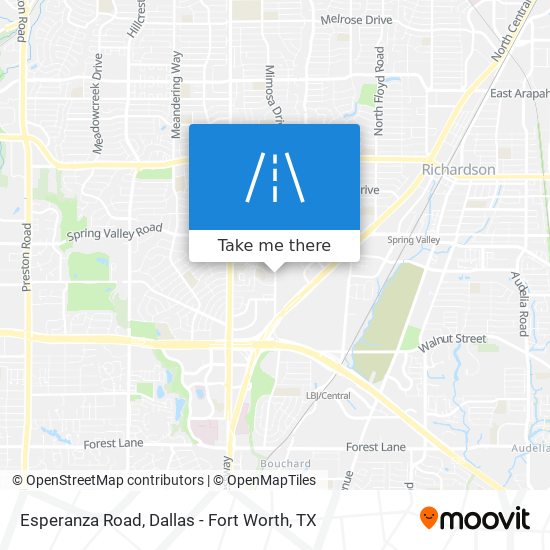 Mapa de Esperanza Road