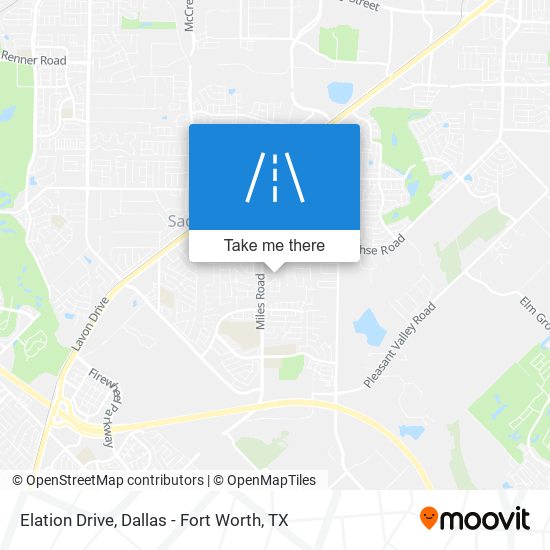 Elation Drive map