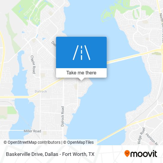 Baskerville Drive map