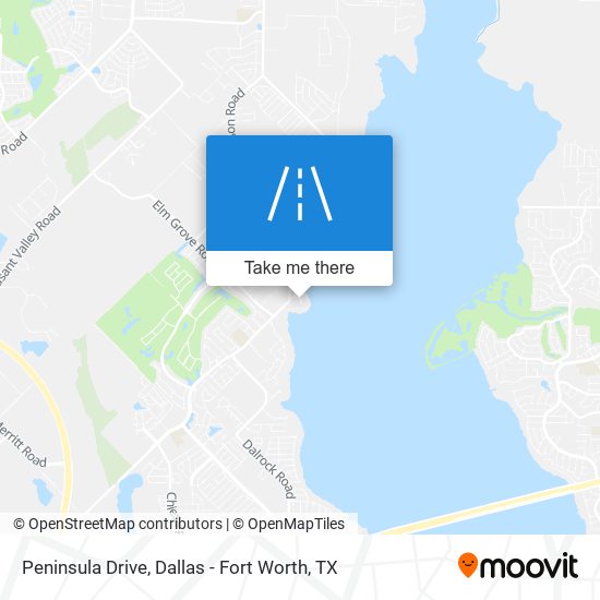 Peninsula Drive map