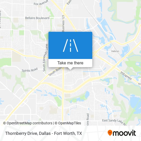 Thornberry Drive map