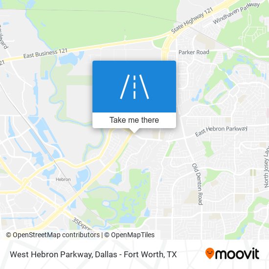 West Hebron Parkway map