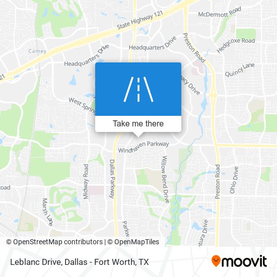 Leblanc Drive map