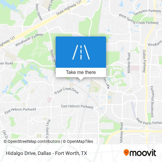 Hidalgo Drive map