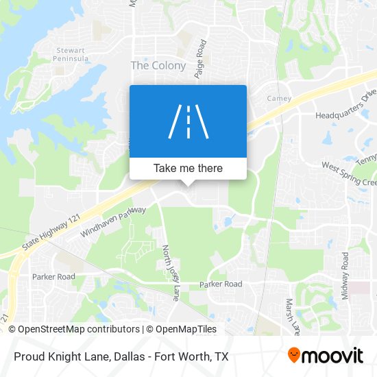 Proud Knight Lane map