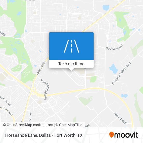 Horseshoe Lane map