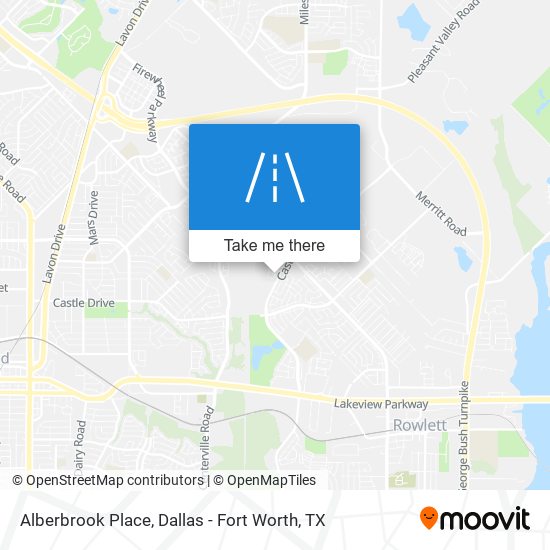 Alberbrook Place map