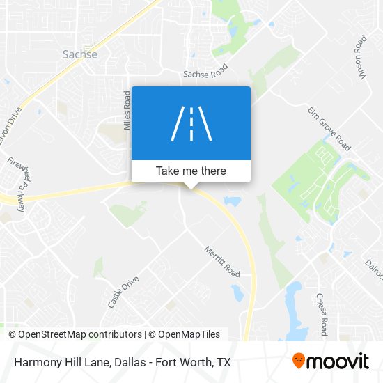 Harmony Hill Lane map