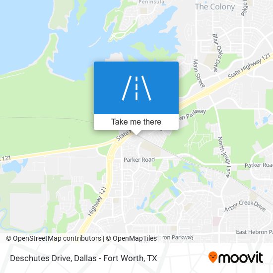 Deschutes Drive map