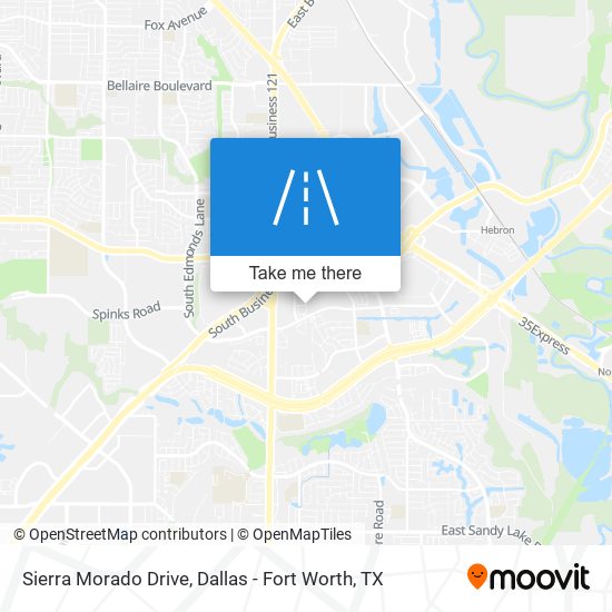 Sierra Morado Drive map