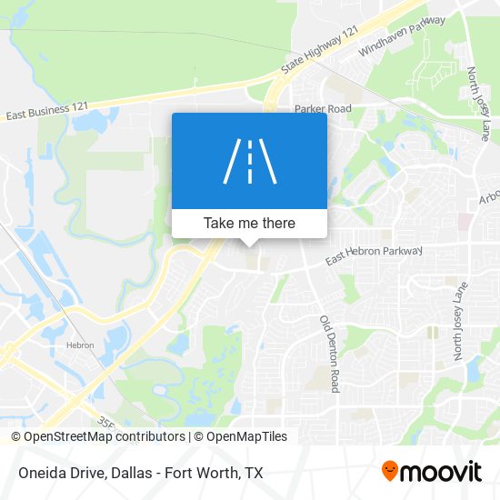 Oneida Drive map