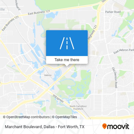 Marchant Boulevard map