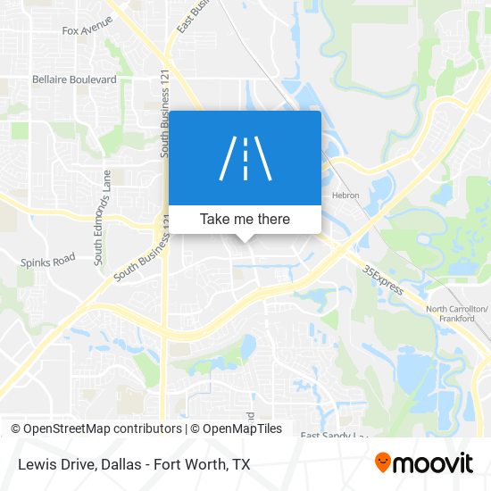 Lewis Drive map