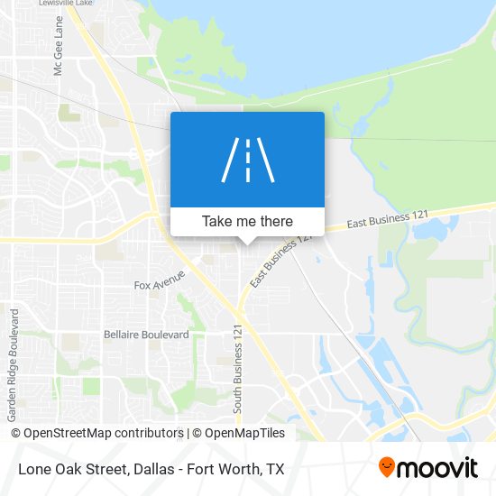 Lone Oak Street map